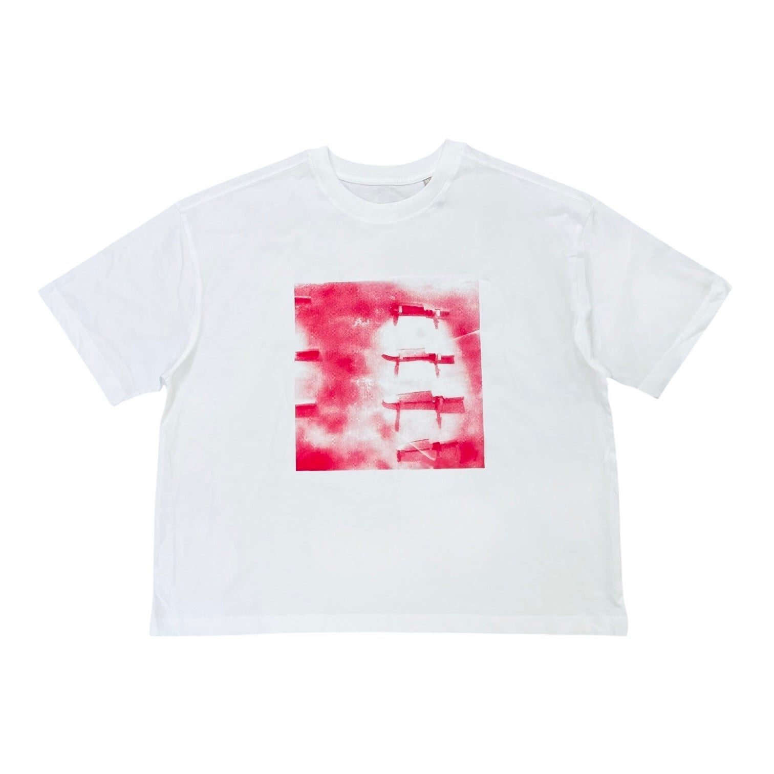 KNIVES TEE - RED / WHITE